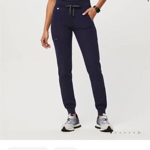 Figs Navy Blue Zamora Jogger Scrub Pants